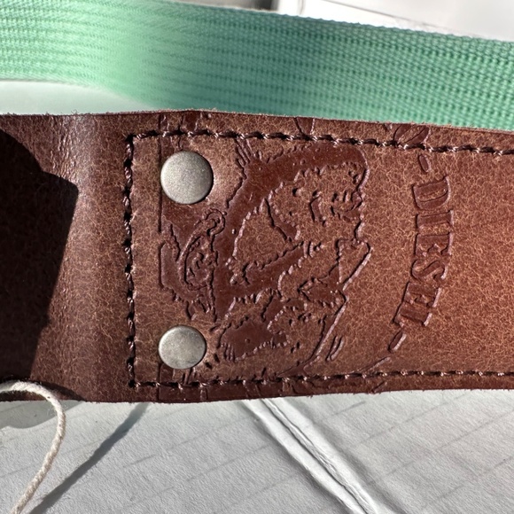 Diesel leather combined belt size 85/34 NWT made in Italy - Picture 3 of 12